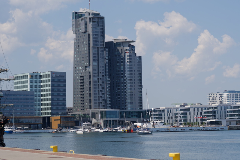 26 - The Sea Towers, a prominent mixed-use skyscraper complex located on the waterfront in Gdynia, Poland